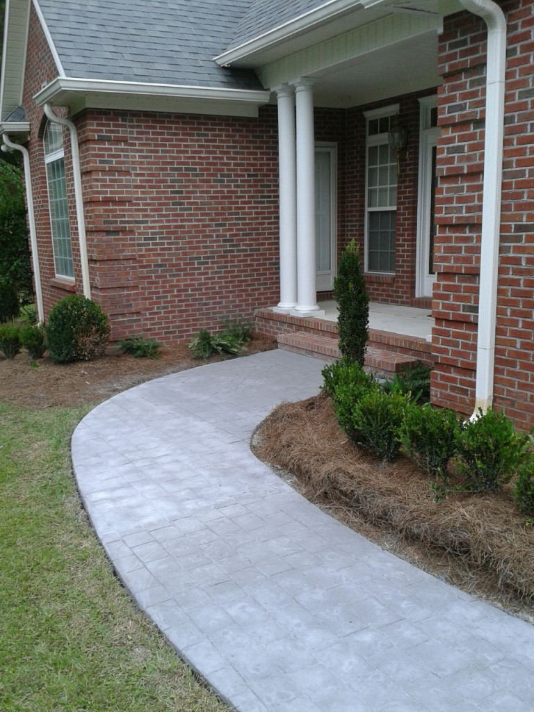 Stamped Concrete overlay over existing concrete SIDERCRETE, INC SIDERCRETE, INC