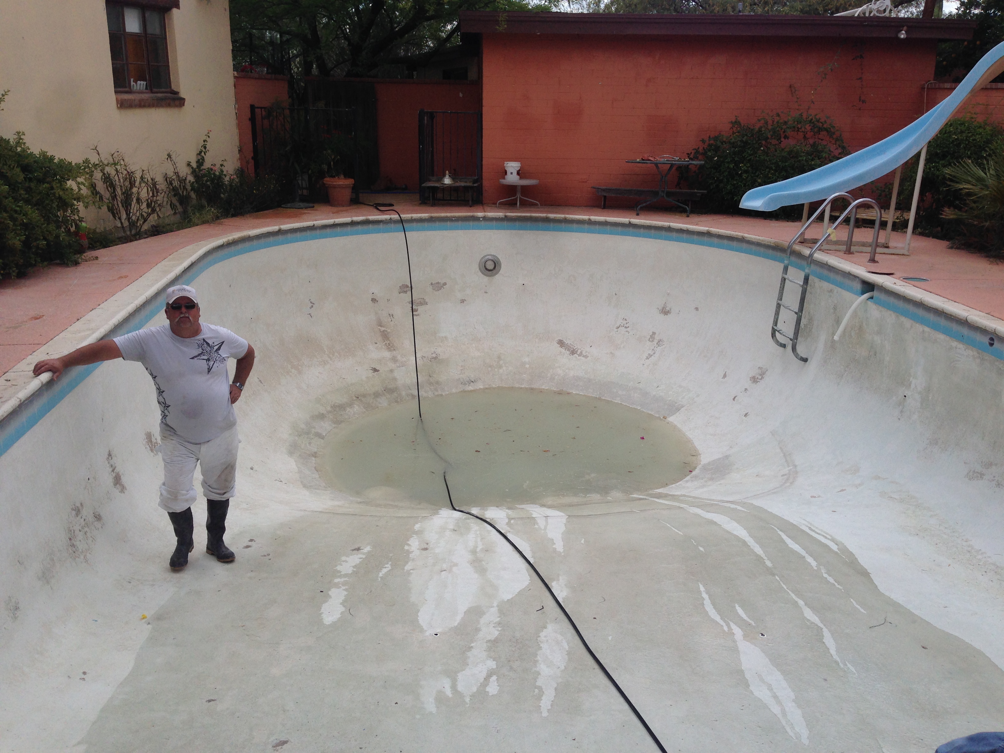 Roll-On Pool Replastering