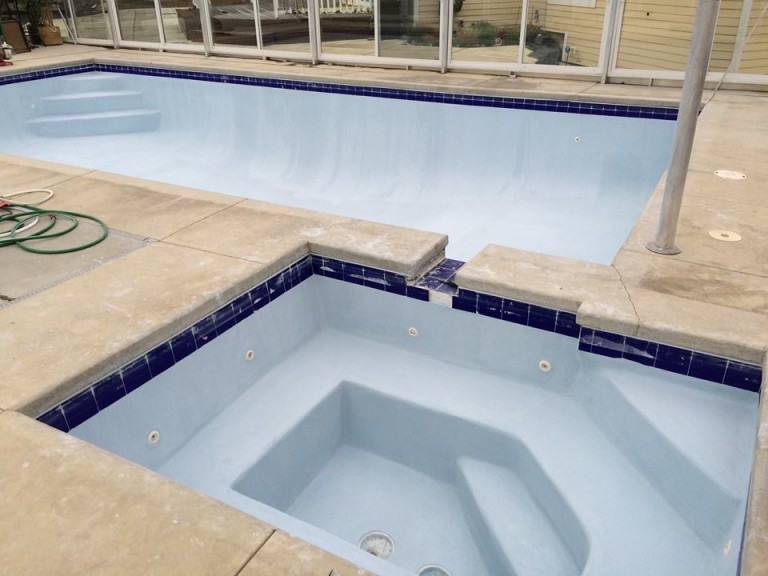 RollOn Pool Plaster Replastering RV Park Pool SIDERCRETE, INC